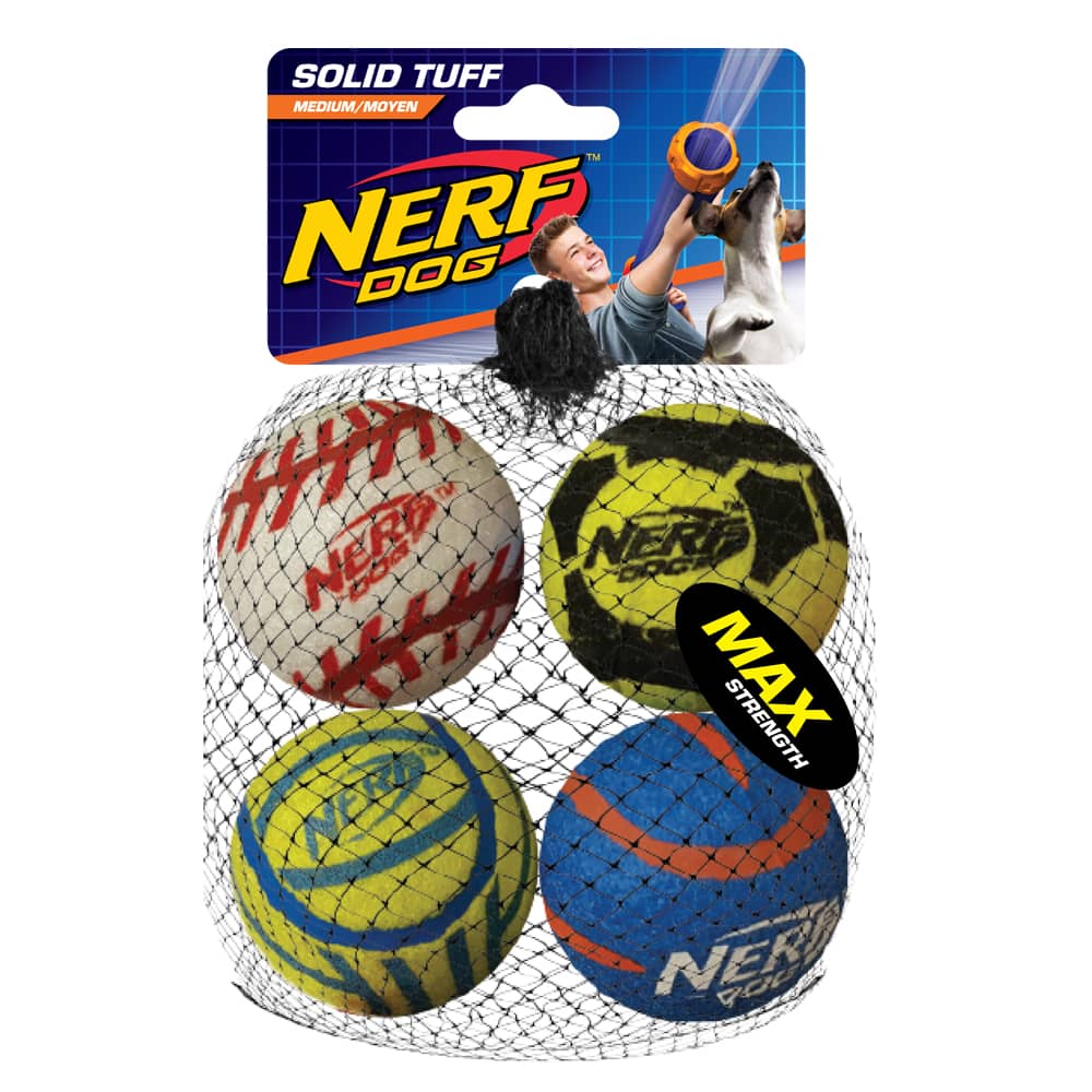 solid tennis balls for dogs