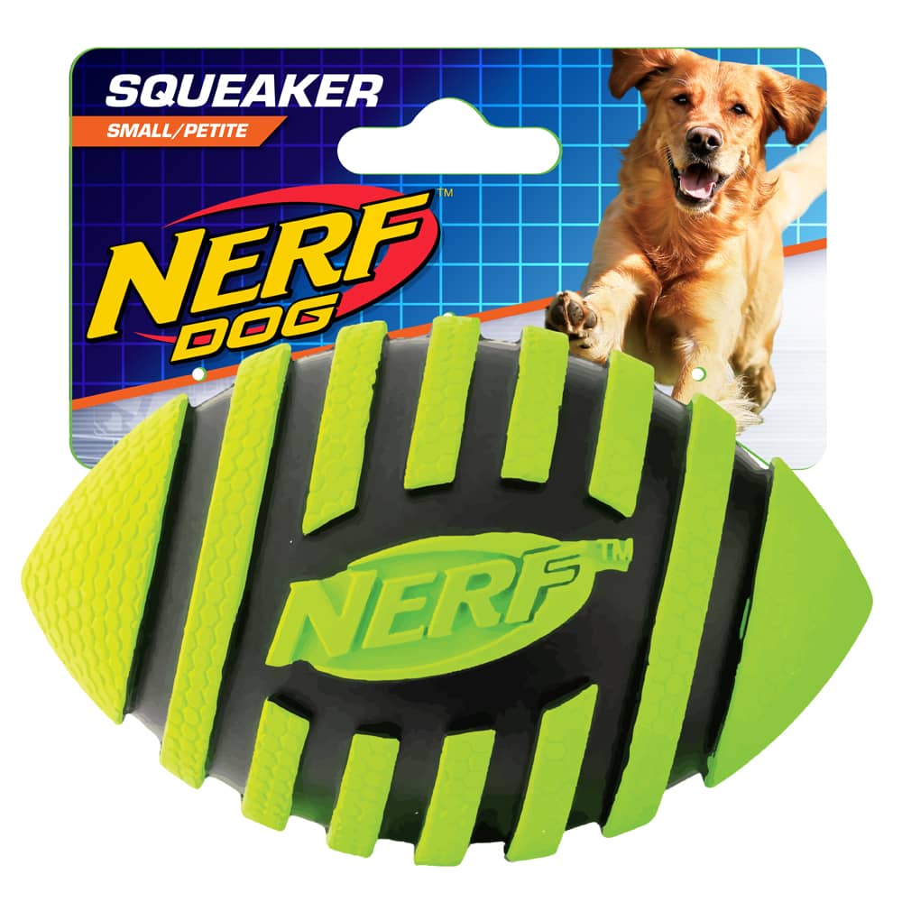 Nerf Dog SMALL Classic Squeak Football - Nerf Dog Toys