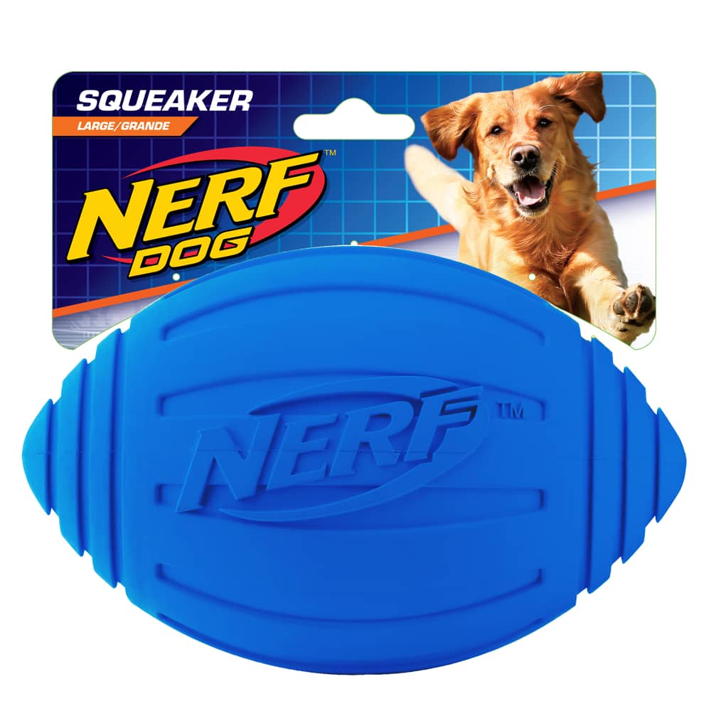 nerf squeaker football