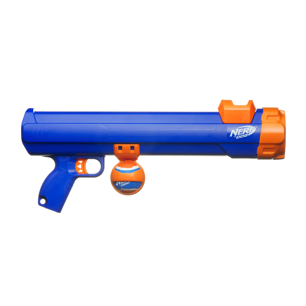 Nerf Dog Fusil pour balles de tennis petit, avec paquet de 3